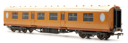 Pre-Owned Thompson 1st Class Corridor Coach LNER Teak - Custom Weathered