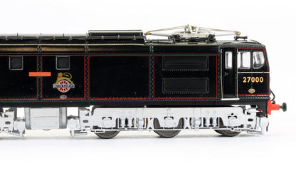 Pre-Owned EM2 E27000 BR Black Early Emblem (Glossy Finish) Electric Locomotive (Exclusive Edition)