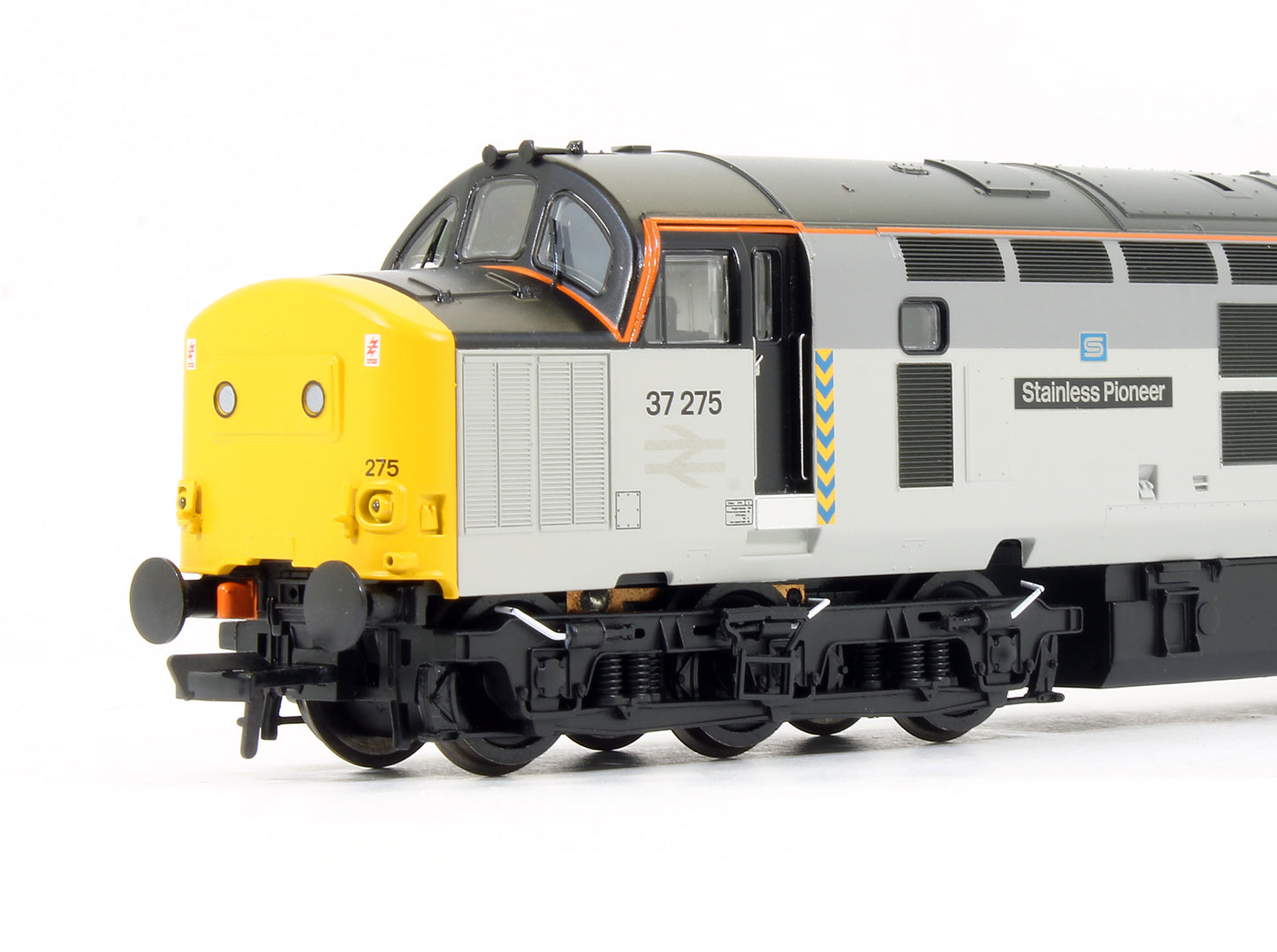 Pre-Owned Class 37/0 37275 'Stainless Pioneer' BR Railfreight Metals Sector Diesel Locomotive (Regional Exclusive)