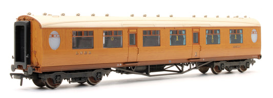 Pre-Owned Thompson Composite Corridor Coach LNER Teak '18510' - Custom Weathered