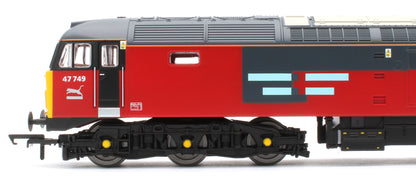 R30543 RailRoad Class 47/7 RES 47749 'Atlantic College' Diesel Locomotive