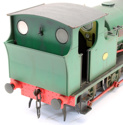 Bespoke Weathered Hudswell Clarke 'Wissington' 0-6-0 Tank Green Steam Locomotive - Heavy Finish, Nameplate Added, Works Plate Added