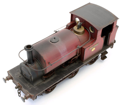 Bespoke Weathered Hudswell Clarke 'Derek Crouch' 0-6-0 Tank Maroon Steam Locomotive - Deluxe Finish, Namplate Added, Works Plate Added