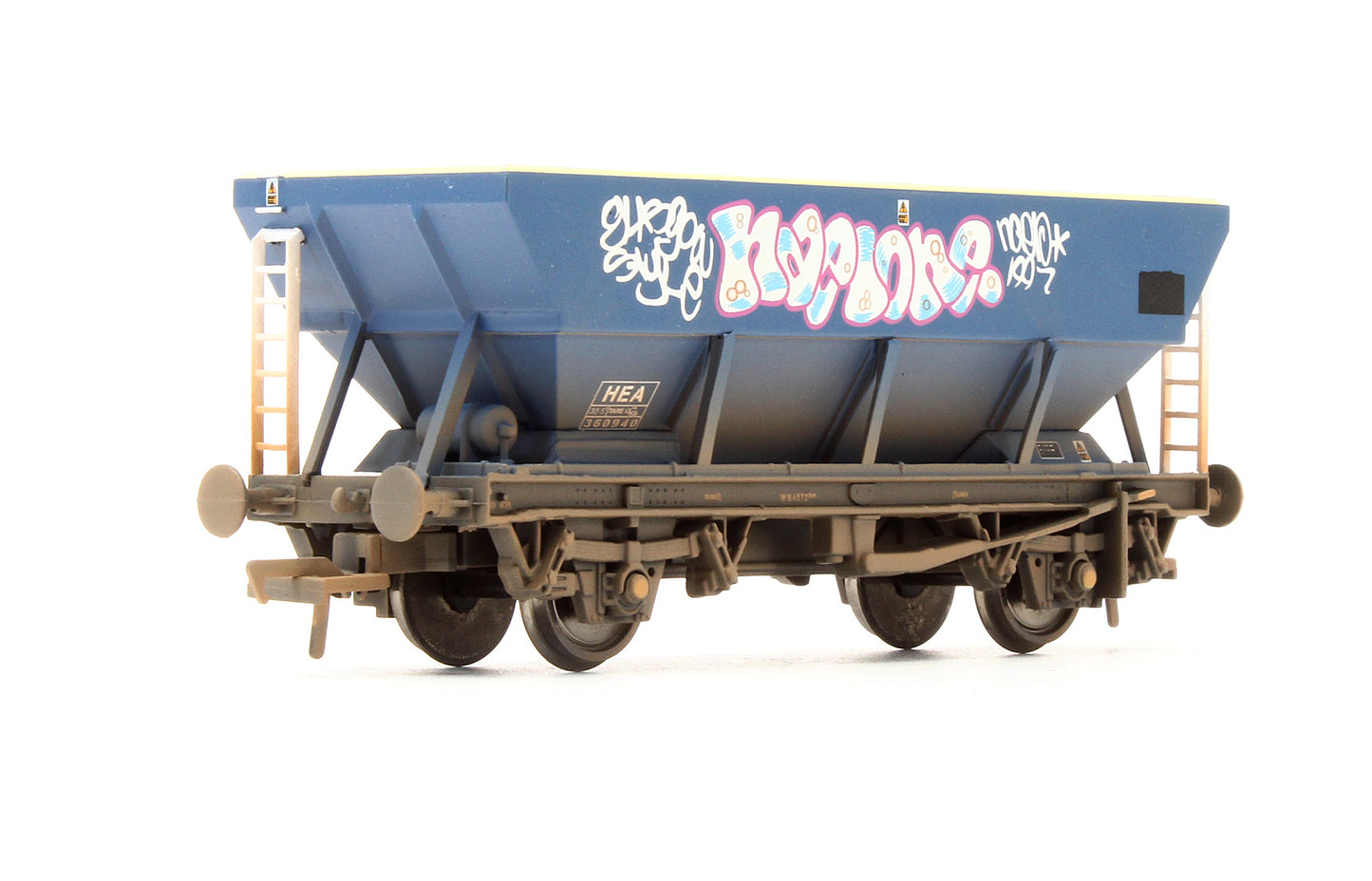 Pre-Owned 46 Tonne HEA Hopper Wagon With Graffiti (Ex-Mainline)  '360940' - Weathered