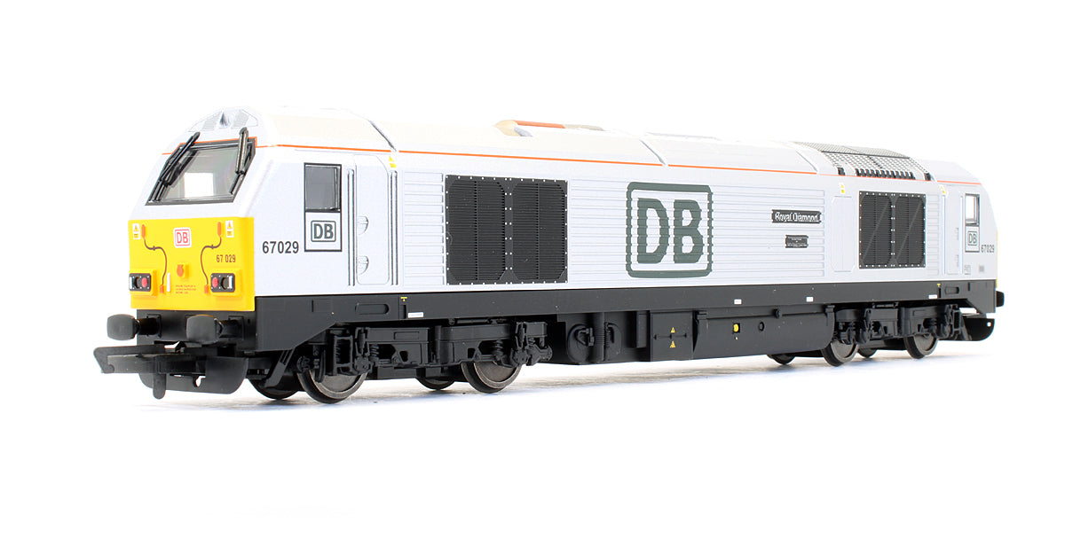 RailRoad Plus Class 67 Bo-Bo 67029 'Royal Diamond' DB Diesel Locomotive