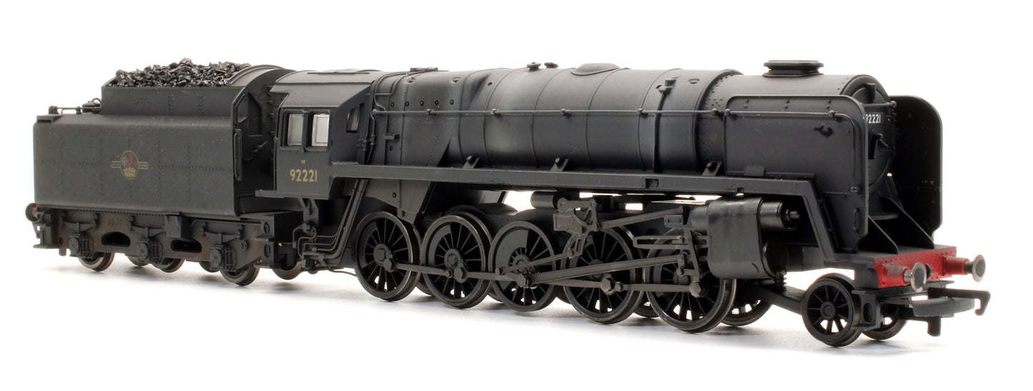 Pre-Owned RailRoad BR Black 2-10-0 9F '92221' Steam Locomotive - DCC Fitted - Custom Weathered