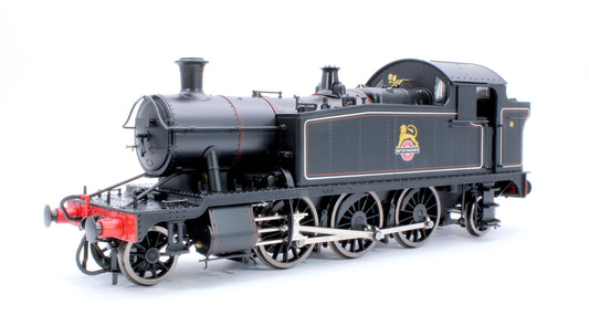 Class 55xx 2-6-2 BR Early Crest BR Lined Black Unnumbered Steam Locomotive - DCC Sound Fitted