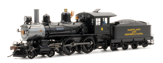 Pre-Owned 'Maryland & Pennsylvania' 4-4-0 Modern America Alco Richmond Steam Locomotive #4 - DCC Fitted