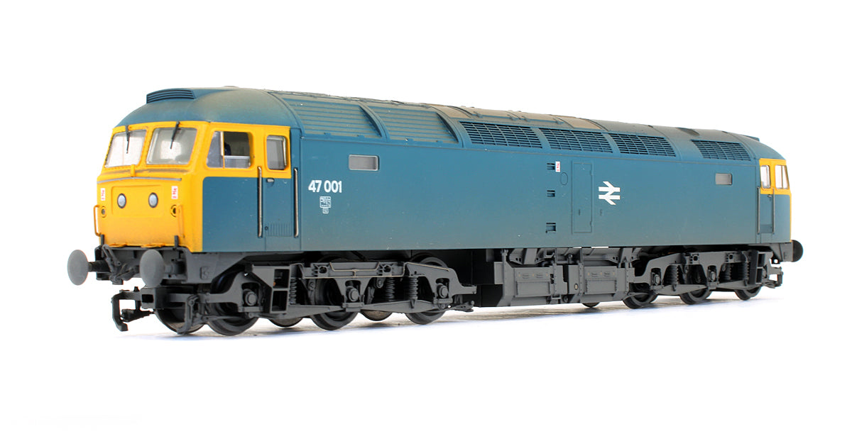 Pre-Owned Class 47001 BR Blue Diesel Locomotive - Weathered