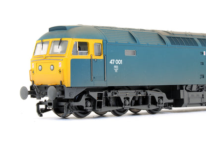 Pre-Owned Class 47001 BR Blue Diesel Locomotive - Weathered