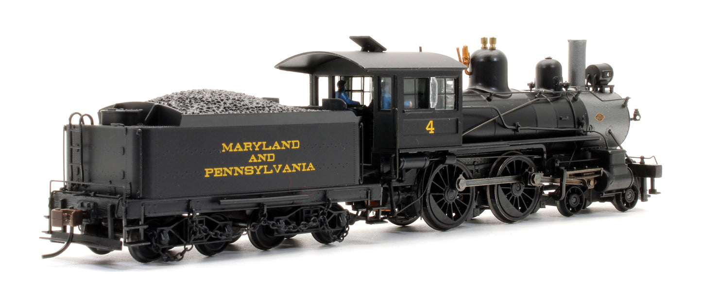 Pre-Owned 'Maryland & Pennsylvania' 4-4-0 Modern America Alco Richmond Steam Locomotive #4 - DCC Fitted