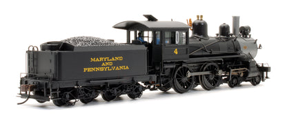 Pre-Owned 'Maryland & Pennsylvania' 4-4-0 Modern America Alco Richmond Steam Locomotive #4 - DCC Fitted