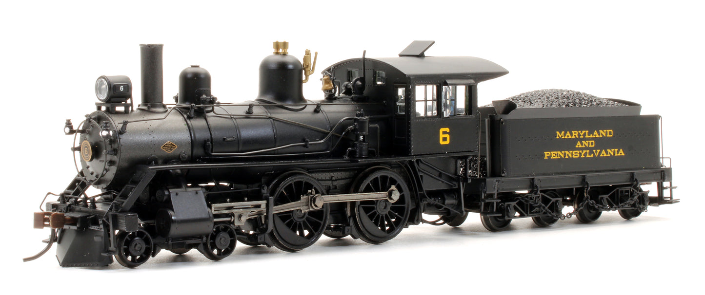 Pre-Owned 'Maryland & Pennsylvania' 4-4-0 Modern America Alco Richmond Steam Locomotive #6 - DCC Sound