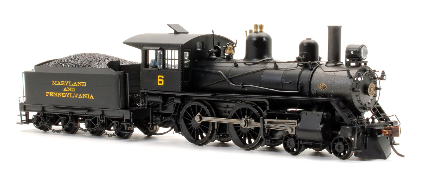 Pre-Owned 'Maryland & Pennsylvania' 4-4-0 Modern America Alco Richmond Steam Locomotive #6 - DCC Sound