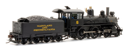 Pre-Owned 'Maryland & Pennsylvania' 4-4-0 Modern America Alco Richmond Steam Locomotive #6 - DCC Sound