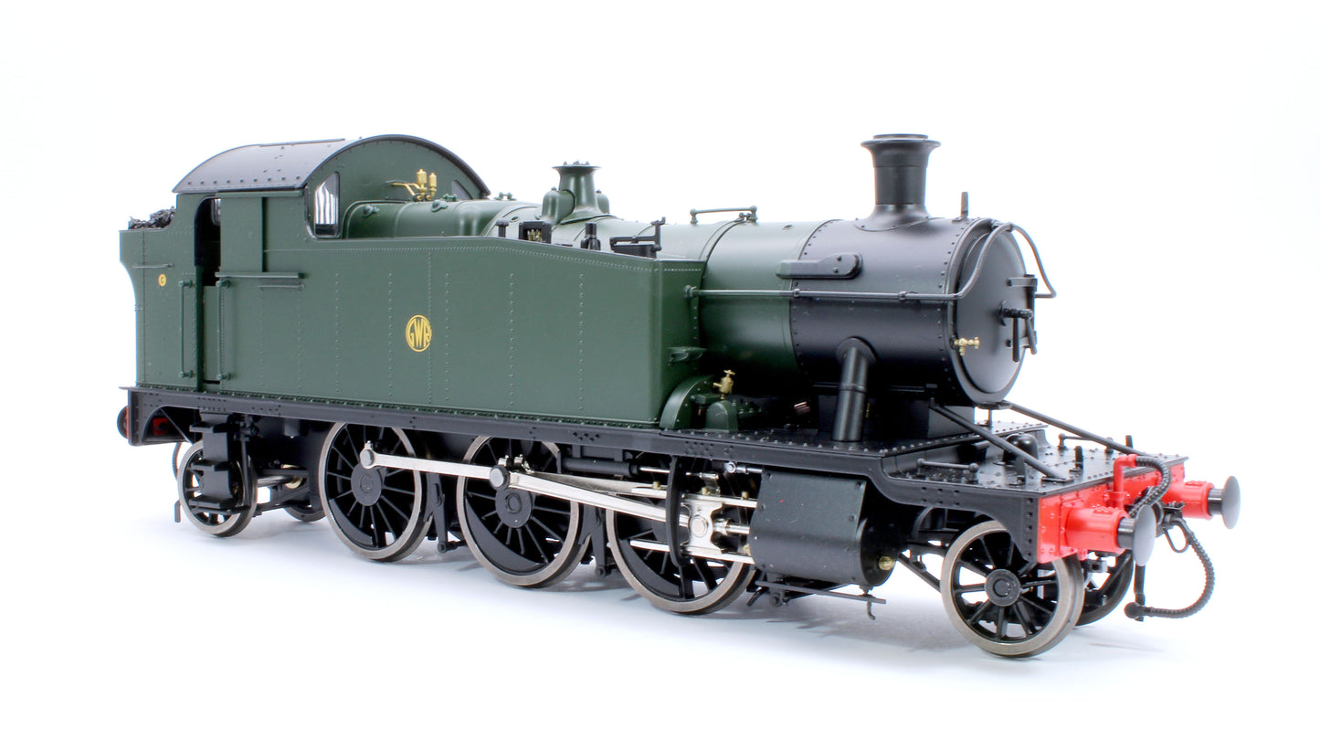 Class 55xx 2-6-2 Shirtbutton GWR Green Unnumbered Steam Locomotive