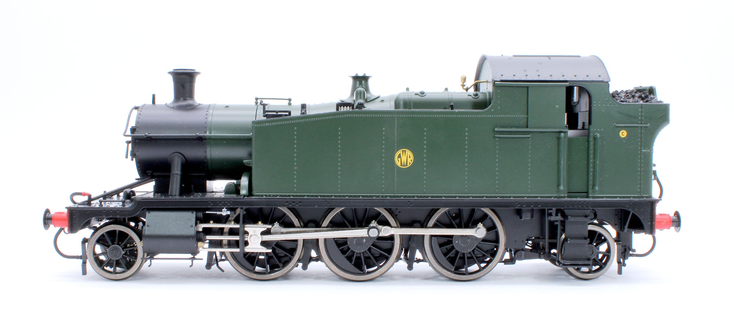 Class 55xx 2-6-2 Shirtbutton GWR Green Unnumbered Steam Locomotive