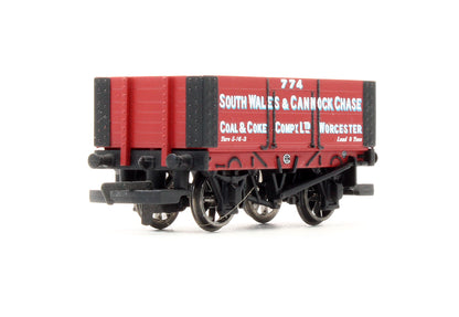 Pre-Owned 6 Plank Wagon 'South Wales & Cannock Chase' No.774