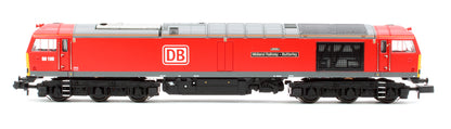 Class 60 60100 'Midland Railway Butterley' DB Cargo Diesel Locomotive - DCC Sound