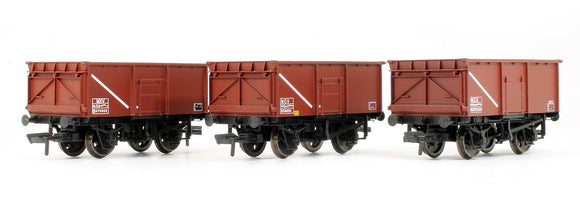 Pre-Owned Set Of 3 16T Steel Mineral Wagons BR Bauxite