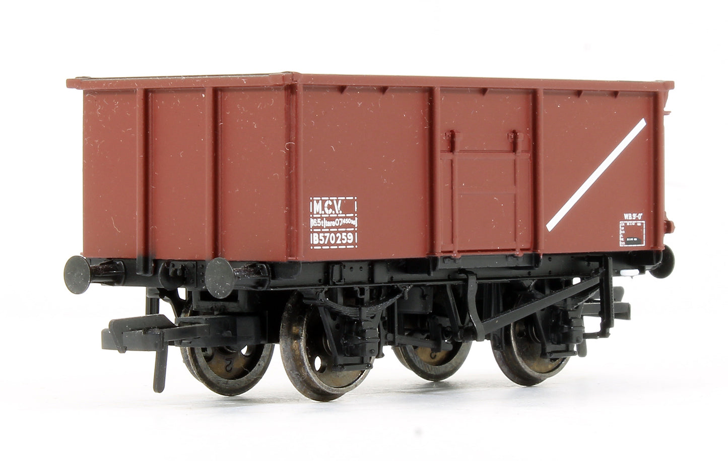 Pre-Owned Set Of 3 16T Steel Mineral Wagons BR Bauxite