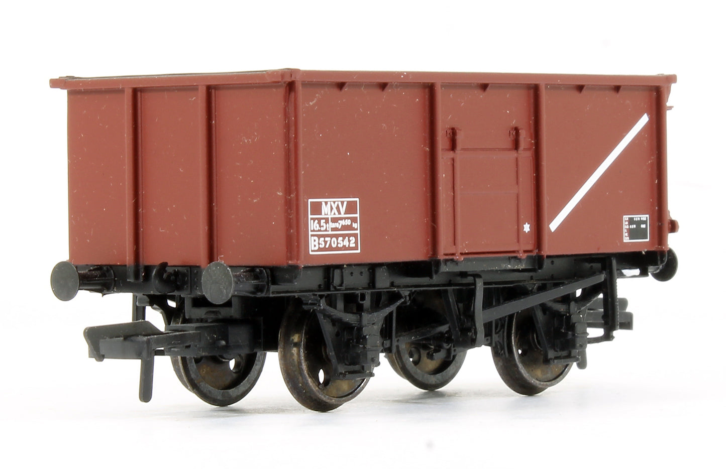 Pre-Owned Set Of 3 16T Steel Mineral Wagons BR Bauxite