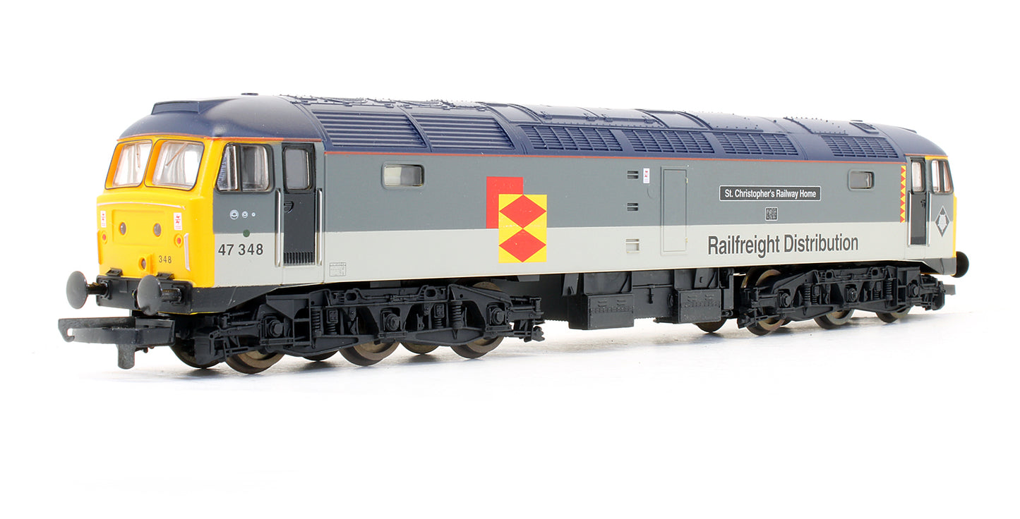 Pre-Owned 204759 Railfreight Distribution Class 47348 'St. Christopher's Railway Home' Diesel Locomotive