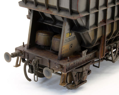 E3004BDW Bespoke Weathered Presflo Wagon Plain Grey 8706 (TOPS) - Deluxe Finish