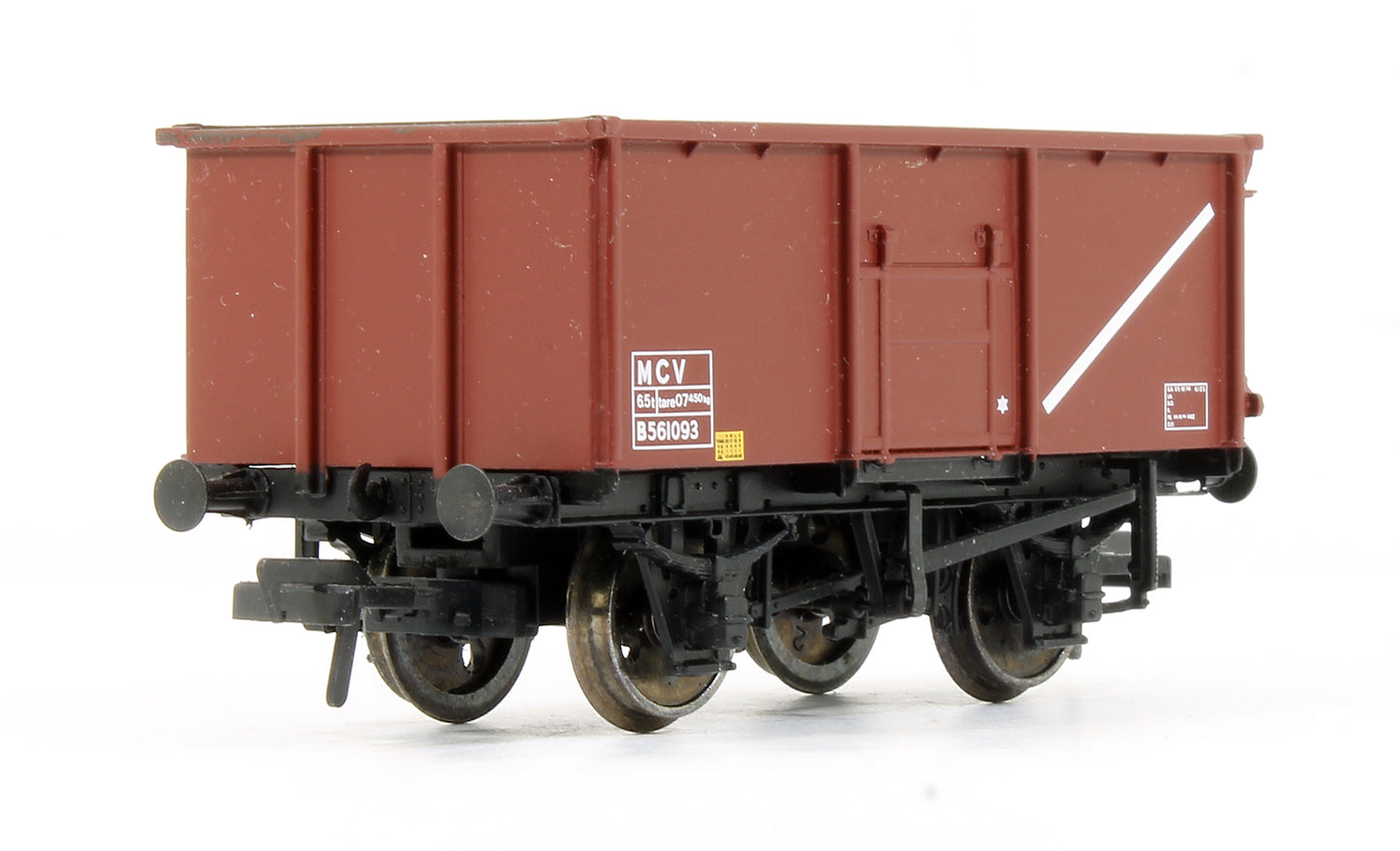 Pre-Owned Set Of 3 16T Steel Mineral Wagons BR Bauxite