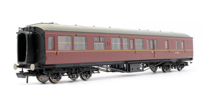 Pre-Owned BR Maroon Hawksworth Brake 3rd Class Coach 'W2185W'