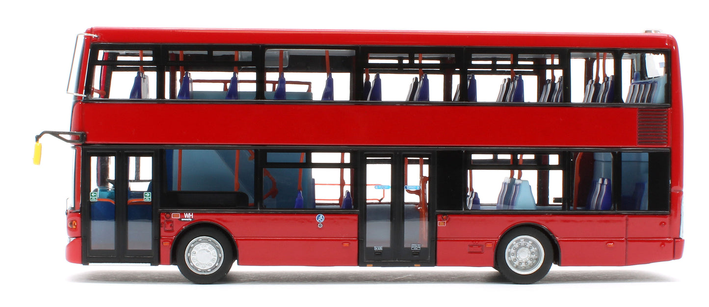 UKBUS0078 Scania OmniCity Double Decker Bus All Plain Red