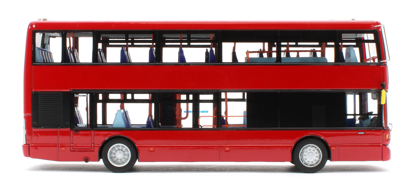 UKBUS0078 Scania OmniCity Double Decker Bus All Plain Red