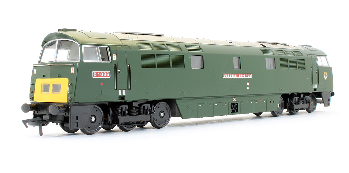 Pre-Owned BR Green Class 52 'Western Emperor' D1036 Diesel Locomotive - DCC Fitted