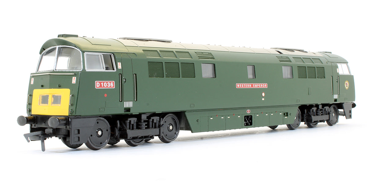 Pre-Owned BR Green Class 52 'Western Emperor' D1036 Diesel Locomotive - DCC Fitted