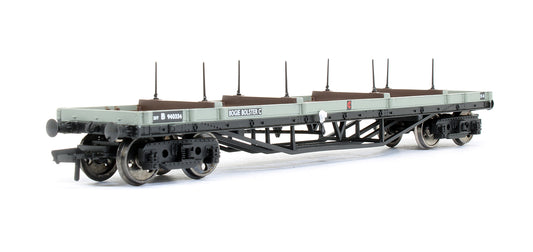 Pre-Owned 30T Bogie Bolster Wagon BR Grey With Pipes Load