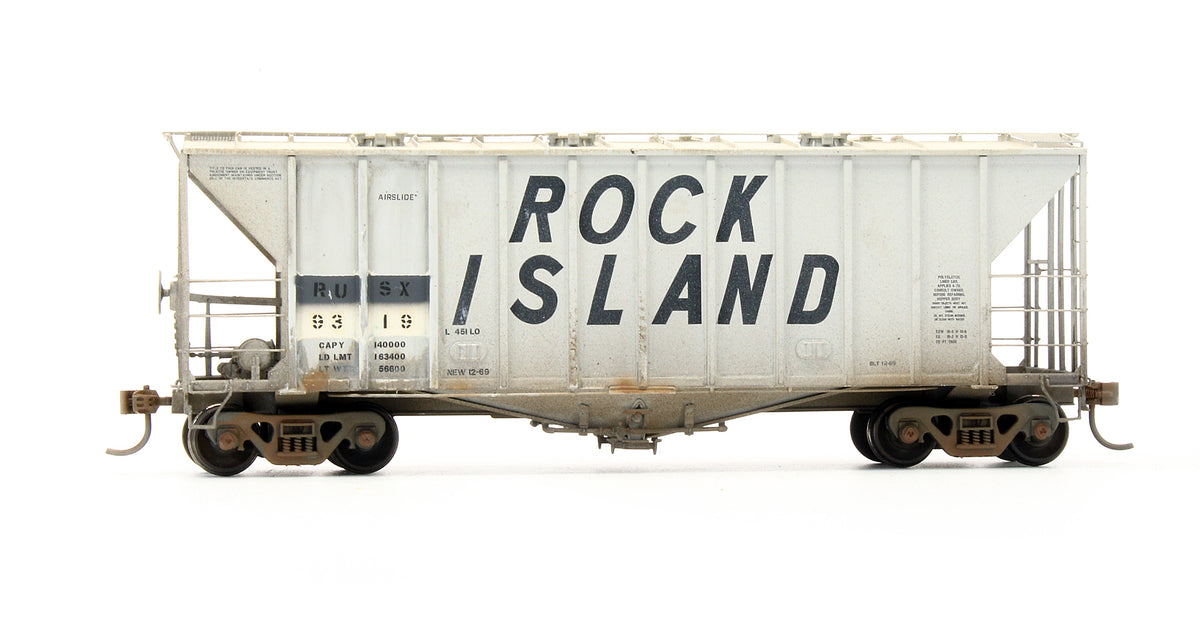 Pre-Owned Rock Island 40' 2600 CF Airslide - Road #9319 - Custom Weathered