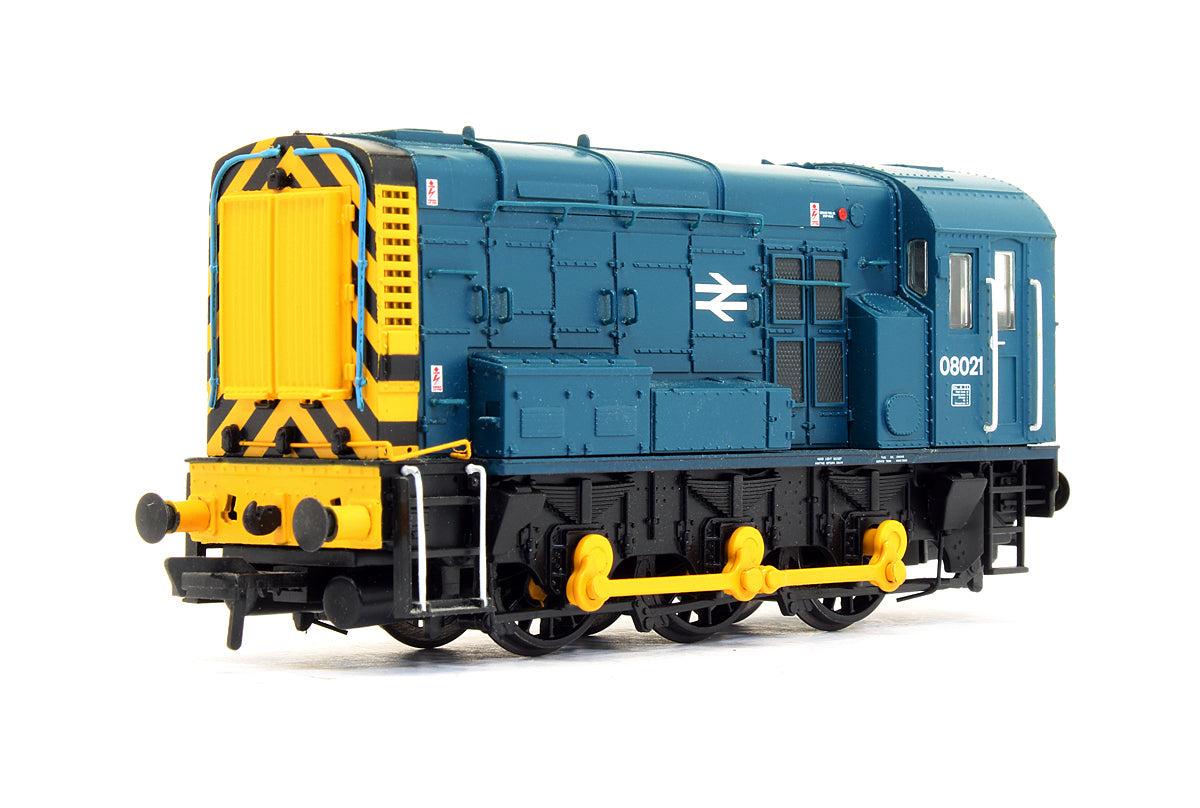 Pre-Owned 32-115A Class 08021 BR Blue Diesel Shunter Locomotive