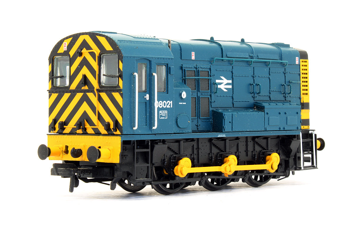 Pre-Owned 32-115A Class 08021 BR Blue Diesel Shunter Locomotive