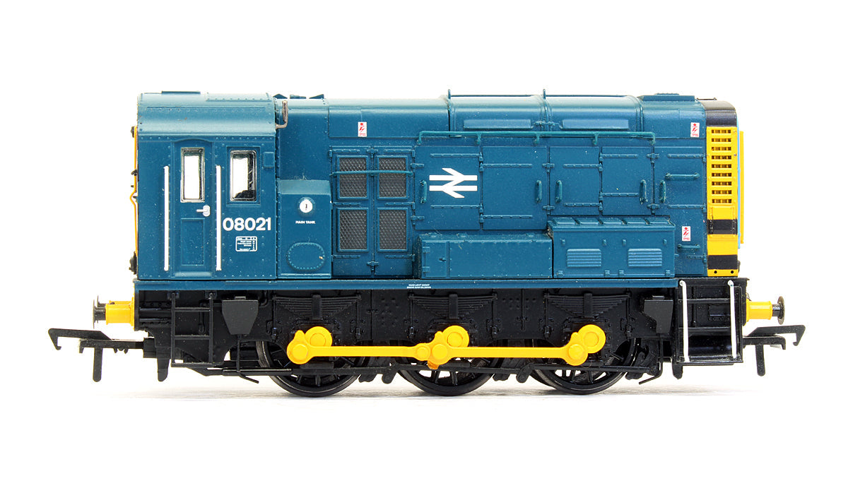 Pre-Owned 32-115A Class 08021 BR Blue Diesel Shunter Locomotive