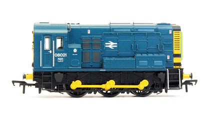 Pre-Owned 32-115A Class 08021 BR Blue Diesel Shunter Locomotive