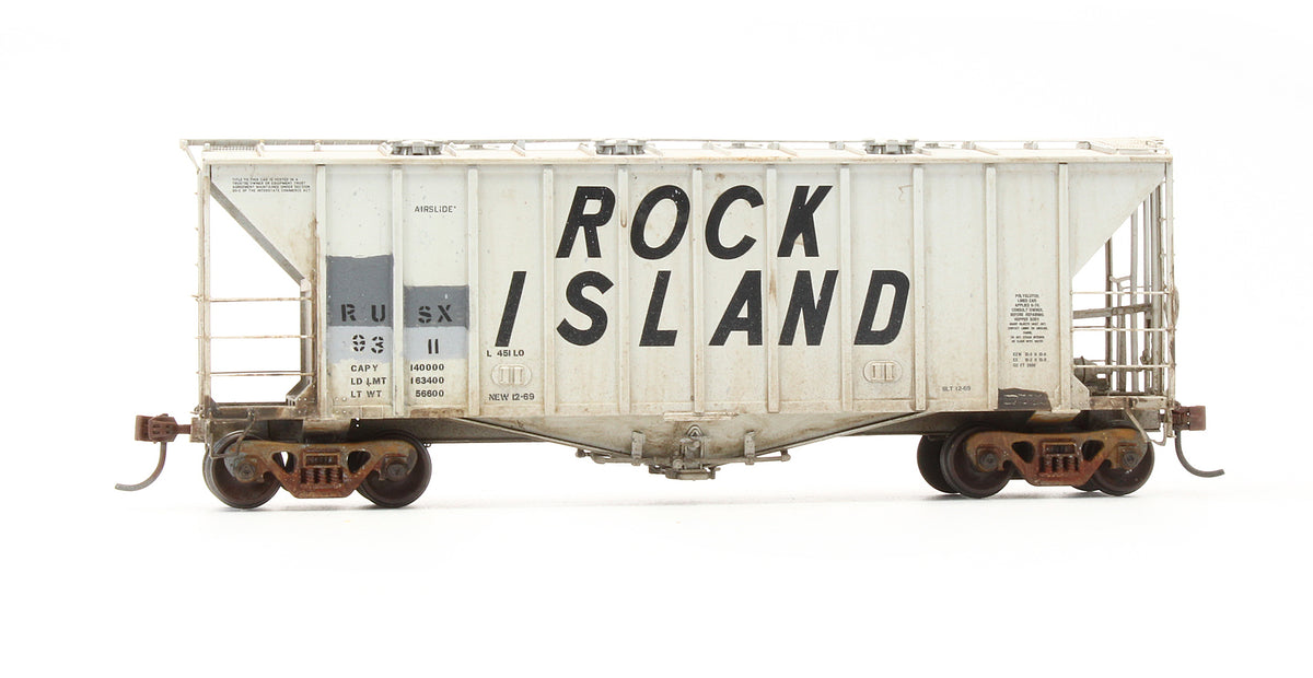 Pre-Owned Rock Island 40' 2600 CF Airslide - Road #9311 - Custom Weathered