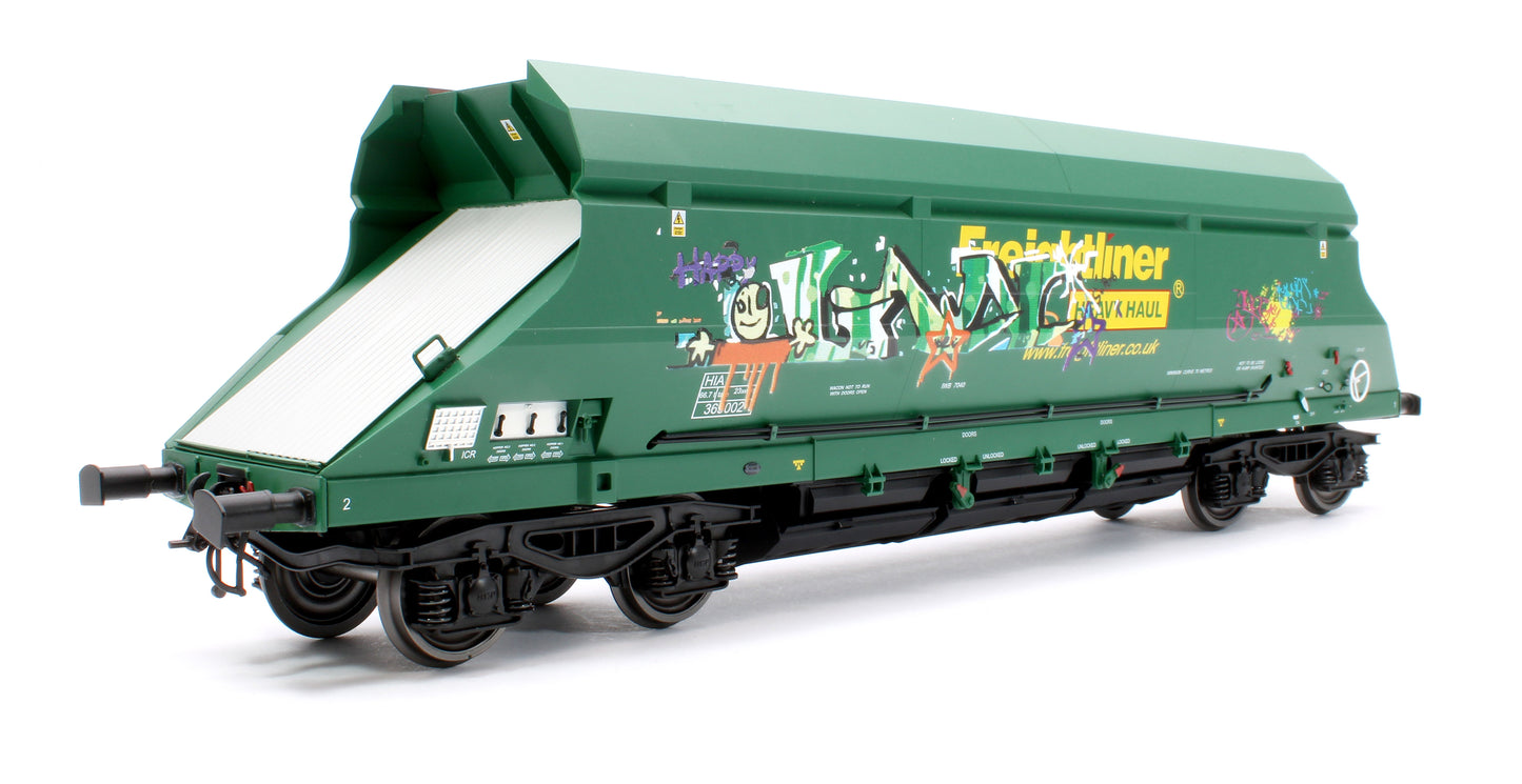 HIA Freightliner Green Heavy Haul Limestone Hopper 369002 Graffiti