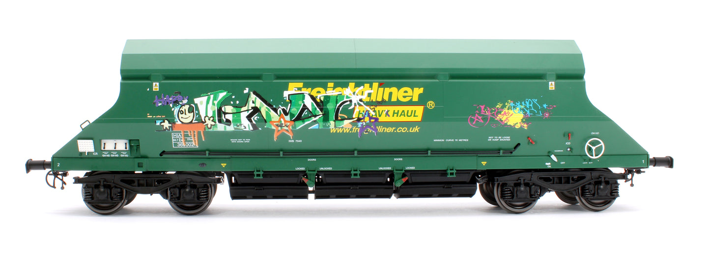 HIA Freightliner Green Heavy Haul Limestone Hopper 369002 Graffiti