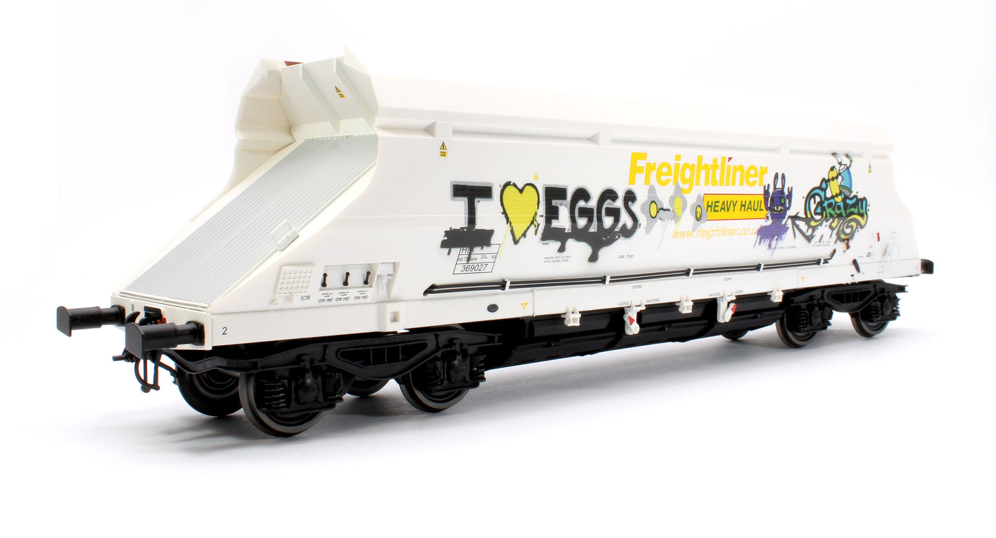 HIA Freightliner White Heavy Haul Limestone Hopper 369027 Graffiti