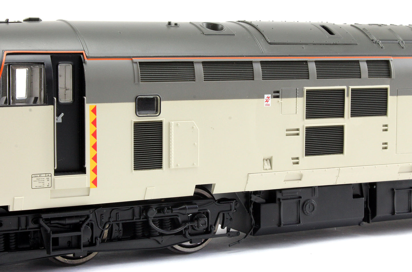3717 Class 37/0 BR Railfreight Speedlink Sector Unnumbered Diesel Locomotive