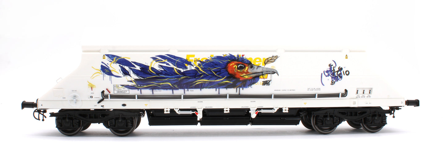 HIA Freightliner White Heavy Haul Limestone Hopper 369027 Graffiti
