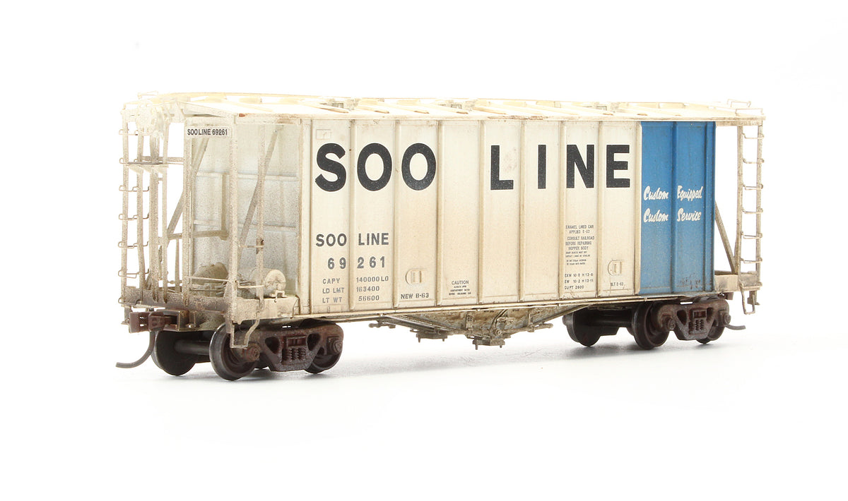 Pre-Owned Soo Line 40' 2600 CF Airslide - Early - Road #69261 - Custom Weathered
