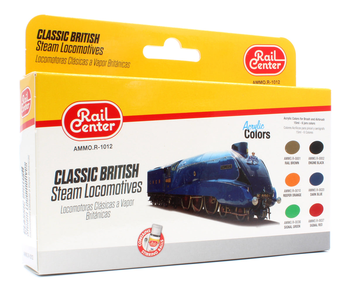 Steam Rails Tubes AMMO Mig MIGR1012 Rail Center Classic British Steam – Rails