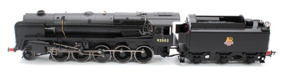 Class 9F 2-10-0 92002 BR Black Early Emblem Steam Locomotive