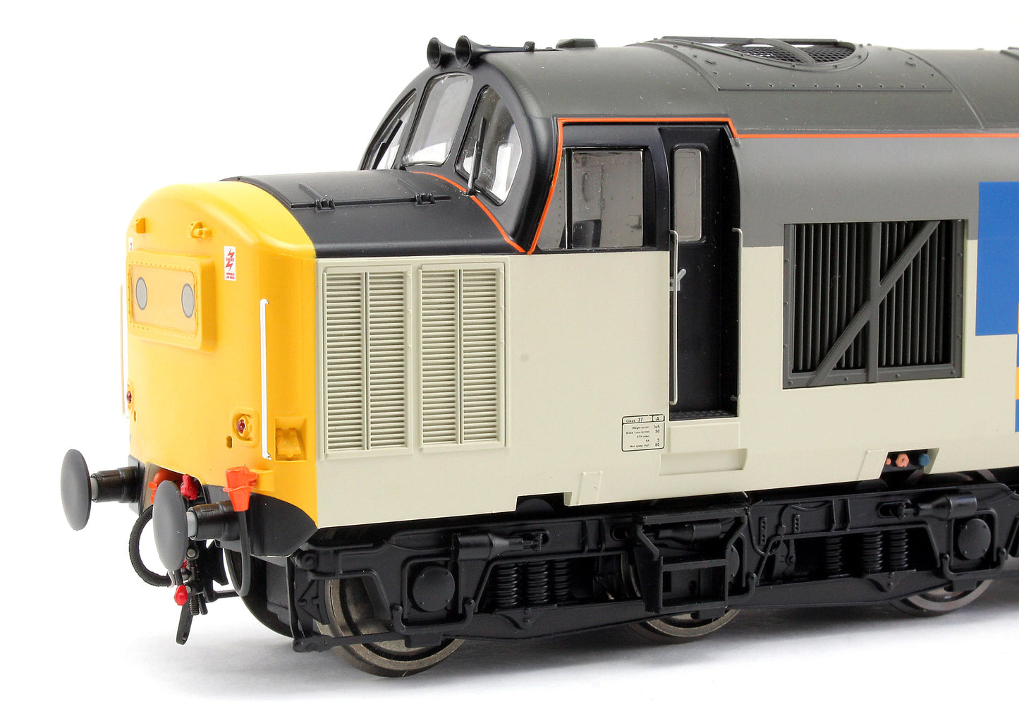3718 Class 37/0 BR Railfreight Petroleum Sector Triple Grey Centre Headcode Box Unnumbered Diesel Locomotive